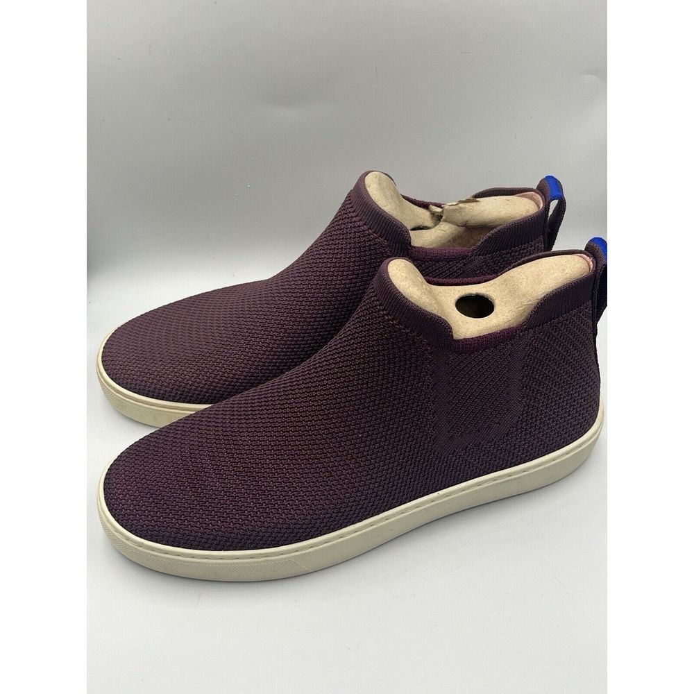 Rothy's Purple High-Top Sneakers